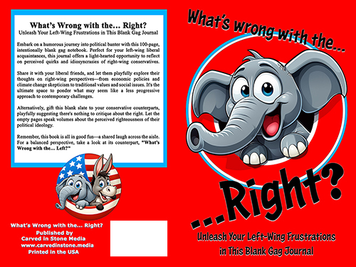 What's wrong with the... Right? - Unleash Your Left-Wing Frustrations in This Blank Gag Journal